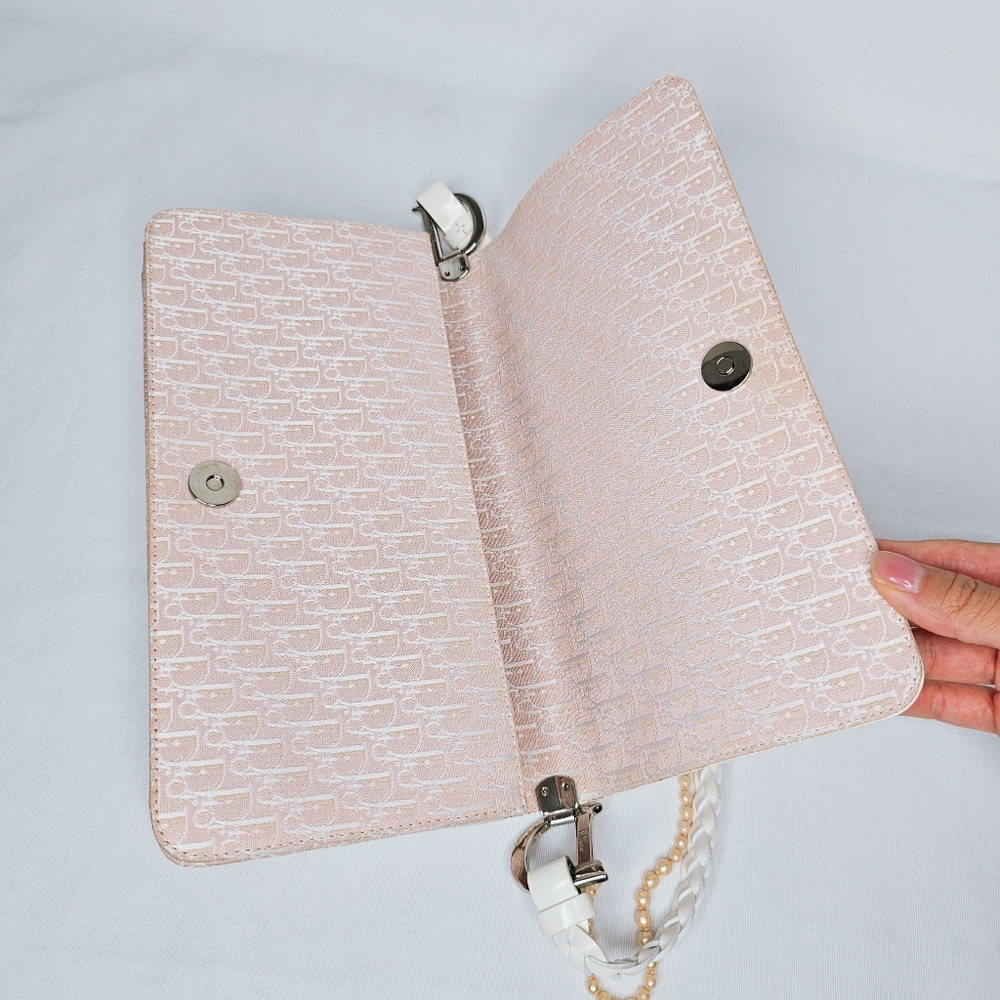 Christian Dior Extremely Rare Pink Trotter Shoulder Bag - Picture 12 of 17